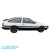 Steel OER Fenders (FRONT SET L R PAIR) > Toyota Corolla AE86 Trueno 1984-1987 - image 2