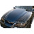 1994-1998 Ford Mustang Duraflex 3" Cowl Hood - 1 Piece - image 1