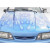1987-1993 Ford Mustang Duraflex 2" Cowl Hood - 1 Piece - image 4