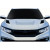 2016-2021 Honda Civic Duraflex Shingo Hood - 1 Piece - image 1