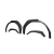 2022-2024 Subaru WRX OEM Look Rear Fender Flares - 4 Pieces - image 4