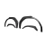 2022-2024 Subaru WRX OEM Look Rear Fender Flares - 4 Pieces - image 5