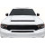 2011-2023 Dodge Durango Demon Look Hood - 1 Piece - image 1