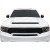 2011-2023 Dodge Durango Demon Look Hood - 1 Piece - image 1