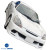 FRP Type-1 Headlight Eyebrow Covers > Toyota MRS MR2 Spyder 2000-2005 - image 6