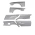 FRP FIT Wide Body Fenders Set > BMW 318i, 323i, 325i, 328i (E36) 1992-1998 > 4dr - image 3