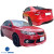 FRP KZ Body Kit 4pc > Kia Forte 2010-2013 - image 6