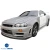 FRP GTR Conversion Fenders (rear) > Nissan Skyline (R34) GT-T 1999-2004 > 2dr Coupe - image 6