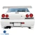 FRP GTR Conversion Rear Bumper > Nissan Skyline (R34) GTT 1999-2004 > 4dr Sedan - image 4