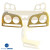 FRP GTR Conversion Tail Light Housings > Nissan Skyline (R34) GTT 1999-2004 > 4dr Sedan - image 6
