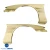 FRP WSQU Wide Body Fenders (front) > Nissan 240SX (S14) 1997-1998 - image 6