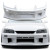 FRP URA GT Front Bumper > Nissan Skyline (R34) GTT 1999-2004 > 4dr Sedan - image 1