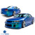 FRP URA GT Body Kit 6pc > Nissan Skyline (R34) GTT 1999-2004 > 4dr Sedan - image 4