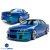 FRP URA GT Body Kit 6pc > Nissan Skyline (R34) GTT 1999-2004 > 4dr Sedan - image 4
