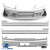 FRP URA GT Body Kit 6pc > Nissan Skyline (R34) GTT 1999-2004 > 4dr Sedan - image 5
