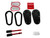 AeroCatch® 120-2000 Plus Series Flush Black Hood Aluminum Pin Hood Pins — Above Panel (Black)