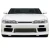 1995-1996 Nissan 240SX V-Speed Front Bumper - image 2