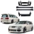 FRP DFIN Body Kit 4pc > Nissan Stagea (C34) 1998-2001 - image 1