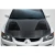 2003-2006 Mitsubishi Evolution Track Carbon Fiber Hood - image 2