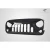 2007-2018 Jeep Wrangler Predator Carbon Fiber Grille - image 4