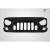 2007-2018 Jeep Wrangler Predator Carbon Fiber Grille - image 5