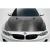 2014-2018 BMW M3 E92 M3 Look Carbon Fiber Hood - image 1