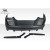2010-2013 Porsche Panamera Eros Version 4 Wide Body Rear Bumper - 1 Piece - image 3