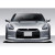 2009-2011 Nissan GT-R R35 Eros Version 5 Front Lip Under Spoiler Air Dam - 1 Piece - image 3