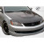 2004-2007 Mitsubishi Lancer Evo Hood - 1 Piece - image 3