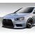 2008-2017 Mitsubishi Lancer Evo X V3 Front Bumper - 1 Piece - image 1