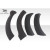 2003-2006 Porsche Cayenne G-Sport Wide Body Rear Fender Flares - 6 Piece - image 10
