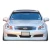 2007-2009 Infiniti G Sedan G25 G35 G37 GT Spec Front Lip Under Spoiler Air Dam (non sport) - 1 Piece - image 1