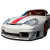 2002-2004 Porsche 911 Carrera 996 C2 C4 GT3 RSR Look Wide Body Front Bumper - 1 Piece - image 1