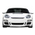 2006-2008 Porsche Cayman 2005-2008 Porsche Boxster GT3-RS Look Front Bumper - 1 Piece - image 3