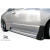2006-2011 Honda Civic 2DR GT500 Wide Body Rear Fender Flares - 2 Piece - image 3