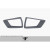 2014-2018 BMW X5 F15 AF-1 Wide Body Front Bumper Air Intake ( GFK ) - 2 Piece (S) - image 7