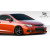 2012-2013 Honda Civic 2DR Duraflex H-Sport Front Add Ons Spat Bumper Extensions - 2 Piece - image 7