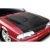 1987-1993 Ford Mustang Heat Extractor Carbon Fiber Hood - image 2