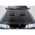 1987-1993 Ford Mustang Heat Extractor Hood - 1 Piece - image 1