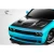 2008-2023 Dodge Challenger Hellcat Carbon Fiber Hood - image 2