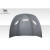 2013-2016 Dodge Dart Hellcat Look Hood - 1 Piece - image 9