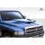 1994-2001 Dodge Ram Hellcat Look Hood - 1 Piece - image 3
