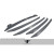 2013-2021 Land Rover Range Rover Urethane AF-1 Wide Body Grille ( PUR-RIM ) - 5 Piece (S) - image 3