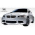 2007-2010 BMW 3 Series E92 2dr E93 Convertible M3 Look Front Bumper - 1 Piece - image 6