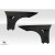 2007-2013 BMW 3 Series E92 2dr E93 Convertible M3 Look Front Fenders - 2 Piece - image 7