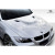 2006-2008 BMW 3 Series E90 4DR M3 Look Hood - 1 Piece - image 3