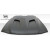 1994-1998 Ford Mustang Duraflex Mach 2 Hood - 1 Piece - image 3