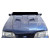 1987-1993 Ford Mustang Mach 2 Hood - 1 Piece - image 7