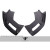 2011-2017 Lamborghini Aventador LP 700 Carbon AF-1 Front Aero Splitters ( CFP ) - 2 Piece - image 7