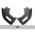 2011-2017 Lamborghini Aventador LP 700 Carbon AF-1 Front Aero Splitters ( CFP ) - 2 Piece - image 4